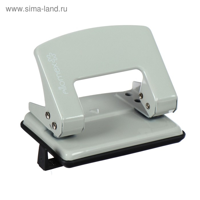 Дырокол металлический 25 листов, Attomex, форматная линейка, серый Дырокол металлический 25 листов, Attomex, форматная линейка, серый