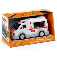 Автомобиль &laquo;Скорая помощь&raquo; инерционный, со светом и звуком