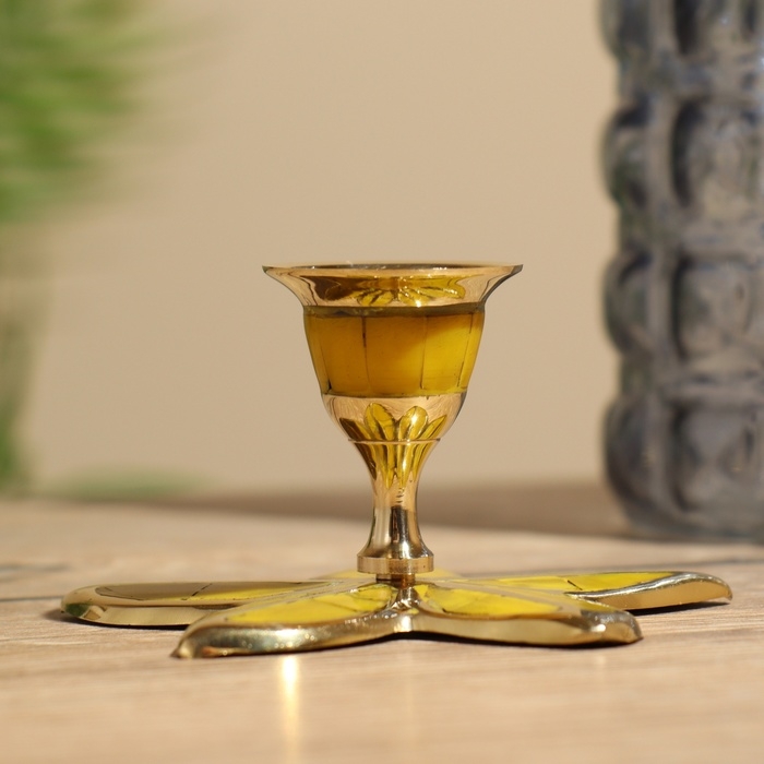 Подсвечник Подсвечник "Йелоу" 6 см, латунь