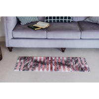 Коврик для ванной Доляна &laquo;Тень&raquo;, 45&times;120 см, цвет чёрно-бежевый