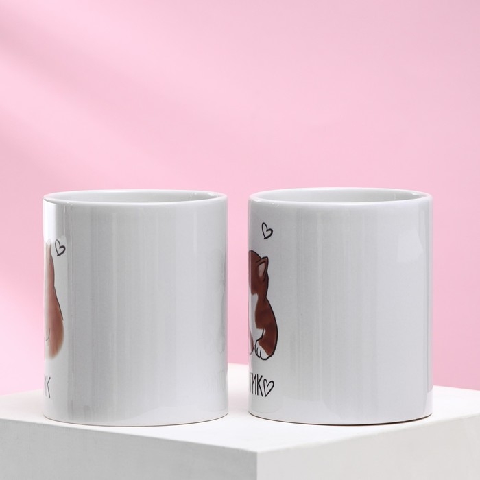 Набор кружек для двоих &laquo;Я котик, ты котик&raquo;, 2 кружки, 320 мл