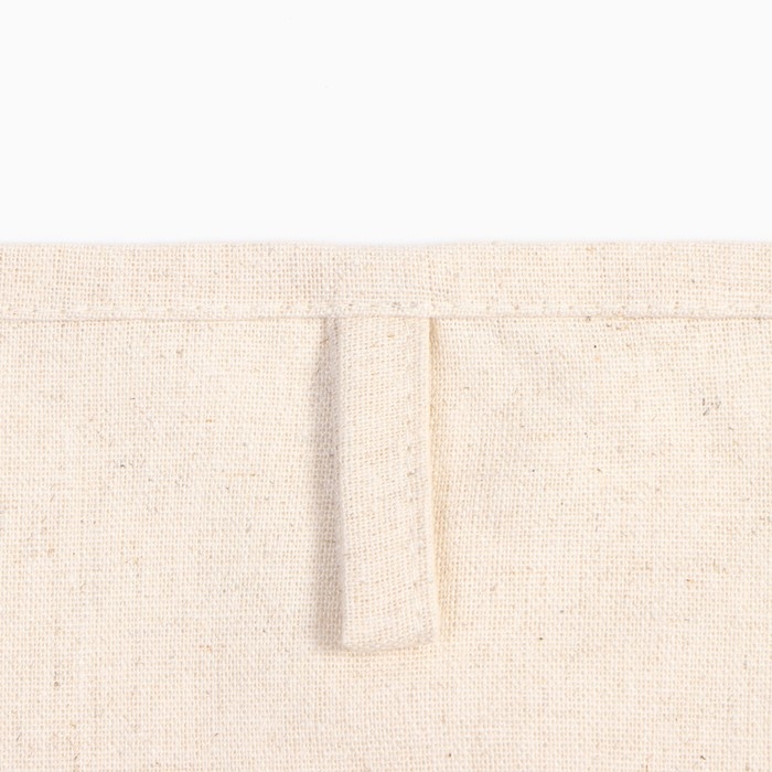 Полотенце Этель ECO, цв. молочный, 40х68/+-2 см, 70% хл, 30% лён, 190 г/м2