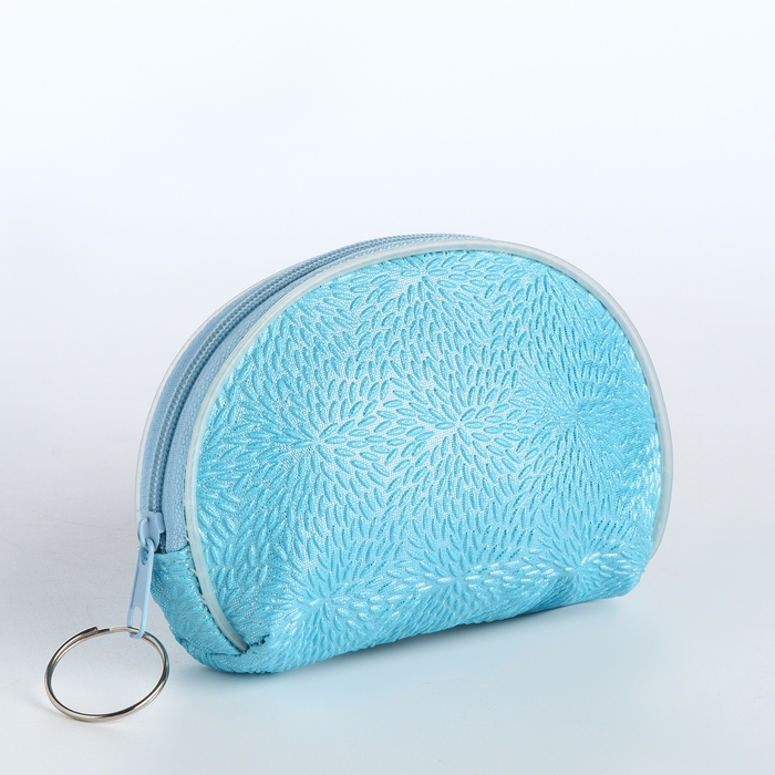 Кошелёк женский на молнии, цвет голубой Кошелёк женский на молнии, цвет голубой