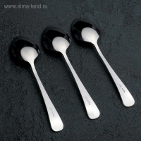 Набор чайных ложек «Росинка», толщина 1,8 мм, на подвеске «Универсал», 3 шт, цвет серебряный Набор чайных ложек «Росинка», толщина 1,8 мм, на подвеске «Универсал», 3 шт, цвет серебряный