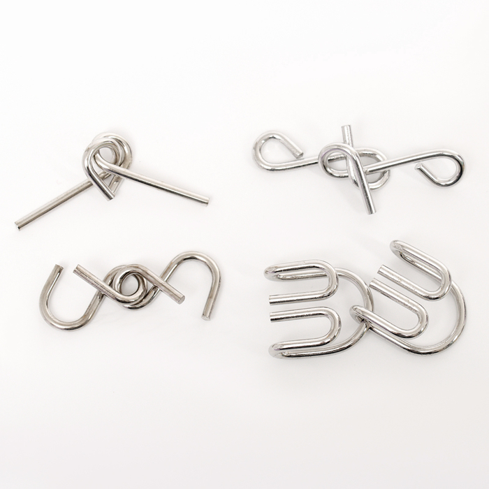 Набор металлических головоломок &laquo;Игры разума №4&raquo;,на блистере