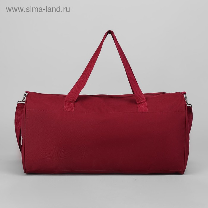 Сумка спортивная, отдел на молнии, длинный ремень, средний размер, цвет бордовый Сумка спортивная, отдел на молнии, длинный ремень, средний размер, цвет бордовый