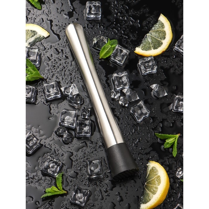 Мадлер - толкушка Magistro &laquo;Сталь&raquo;, 20,5 см