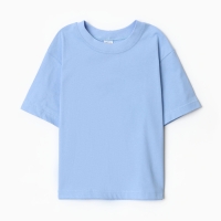 Футболка детская MINAKU, цвет голубой, рост 98 см Футболка детская MINAKU, цвет голубой, рост 98 см