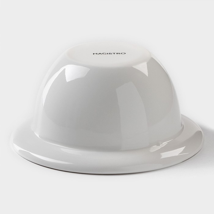 Салатник фарфоровый Magistro «Бланш», 420 мл, d=15,3 см, цвет белый Салатник фарфоровый Magistro «Бланш», 420 мл, d=15,3 см, цвет белый