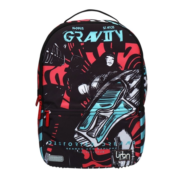 Рюкзак молодежный 39 х 30 х 17, эргономичная спинка, deVENTE Label 19L, + usb Gravity 7032438