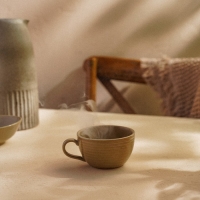 Кружка фарфоровая SL Home &laquo;Песчаный бриз&raquo;, 90 мл, цвет бежевый