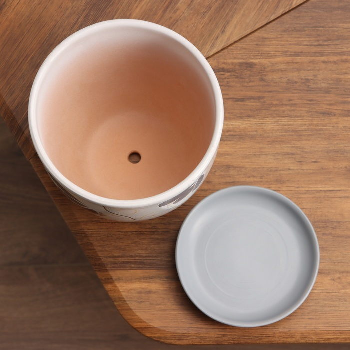 Горшок цветочный Орхидея 2,5л с подставкой