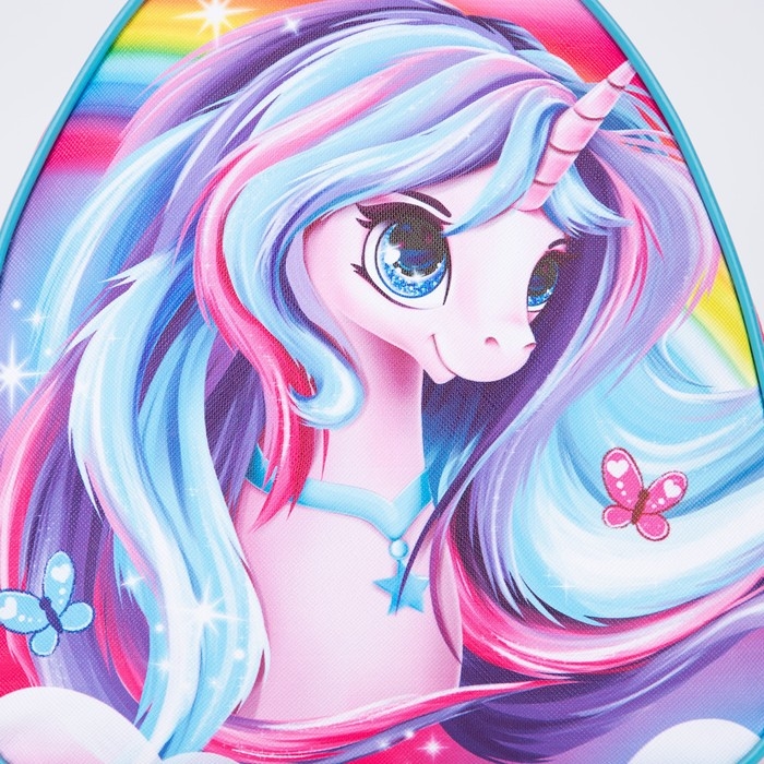 Рюкзак детский &laquo;Единорог&raquo;, 23&times;20,5 см, отдел на молнии