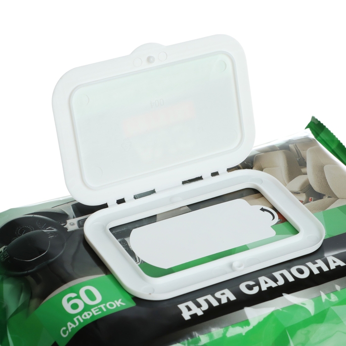 Влажные салфетки Влажные салфетки "Для Салона" AVS AVK-212, пластиковый клапан, 60 шт