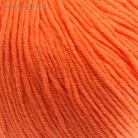 Пряжа "Jeans" 55% хлопок, 45% акрил 160м/50гр (77 оранж)