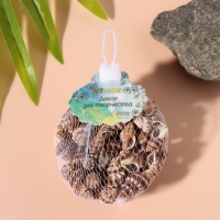 Ракушки природные декоративные "Зебра" набор 100 гр