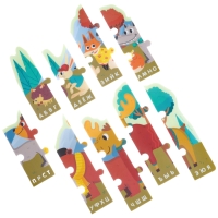 Мягкий пазл для малышей &laquo;Алфавит: Лесные животные&raquo;, 9 деталей, Крошка Я