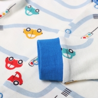 Комбинезон детский, цвет белый/машинки, рост 74