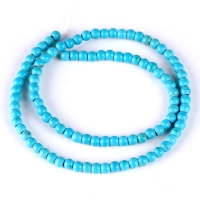 Бусины из натурального камня &laquo;Бирюза&raquo; набор 90 шт., размер 1 шт. &mdash; 4 мм