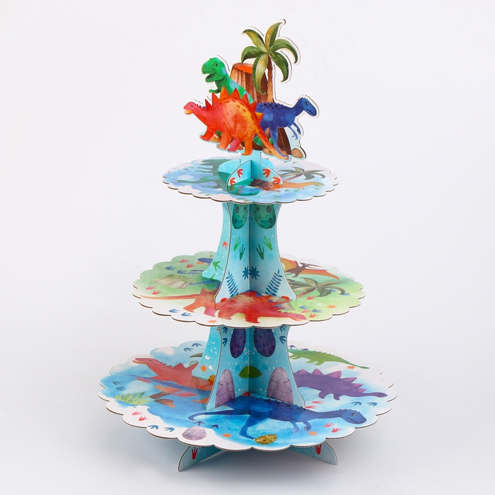 Подставка для пирожных &laquo;Динозавры&raquo;