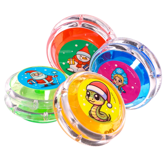 Йо-Йо «Новый год», змейка, d= 5,5 см Йо-Йо «Новый год», змейка, d= 5,5 см