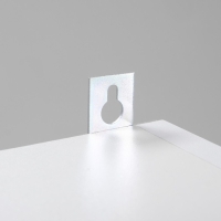 Шкаф навесной 400 Хельга, 400х300х720, Белый/Маренго софт МДФ