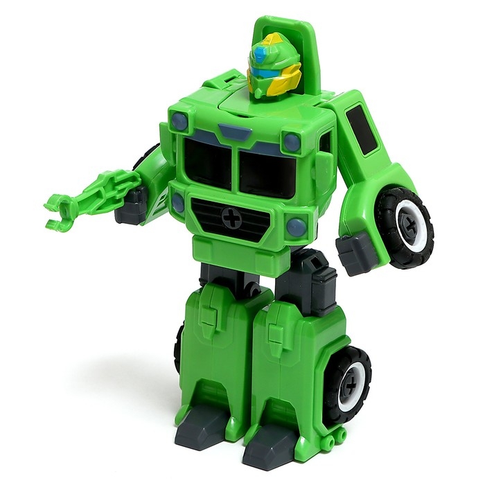 Конструктор винтовой &laquo;Мусоровоз&raquo;, 2 в 1 робот-машина