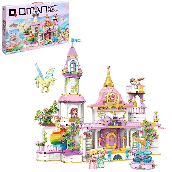 Конструктор Принцессы &laquo;Цветочный дворец&raquo;, 1138 деталей