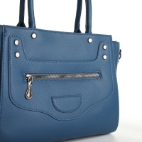 Сумка женская тоут, на молнии, цвет синий Сумка женская тоут, на молнии, цвет синий