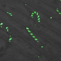 Плед светящийся в темноте Этель Candy cane 150*200 см,100% п/э, корал-флис, 220 гр/м2 Плед светящийся в темноте Этель Candy cane 150*200 см,100% п/э, корал-флис, 220 гр/м2