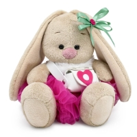 Мягкая игрушка «Зайка Ми», в меховом воротничке и юбочке, 15 см Мягкая игрушка «Зайка Ми», в меховом воротничке и юбочке, 15 см