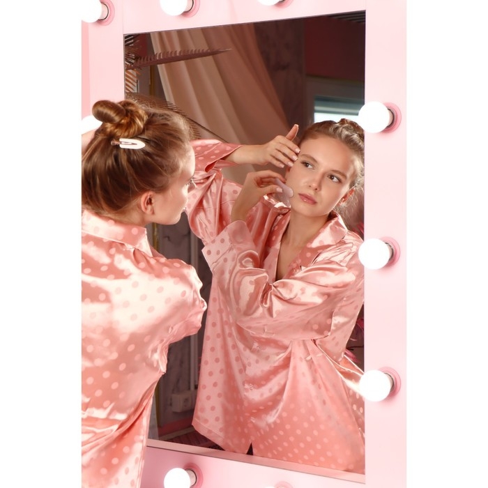 Массажёр гуаша &laquo;Сердце&raquo;, 8,5 &times; 5,5 см, цвет лавандовый