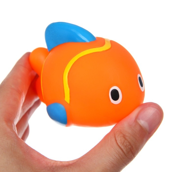 Набор резиновых игрушек для ванны &laquo;Малыши&raquo;, с пищалкой, 4 шт, Крошка Я