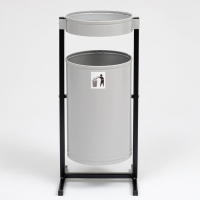 Урна уличная «Меркурий» 21 л, 32 х 70 х 28,5 см, серая, бак 0,6 мм Урна уличная «Меркурий» 21 л, 32 х 70 х 28,5 см, серая, бак 0,6 мм