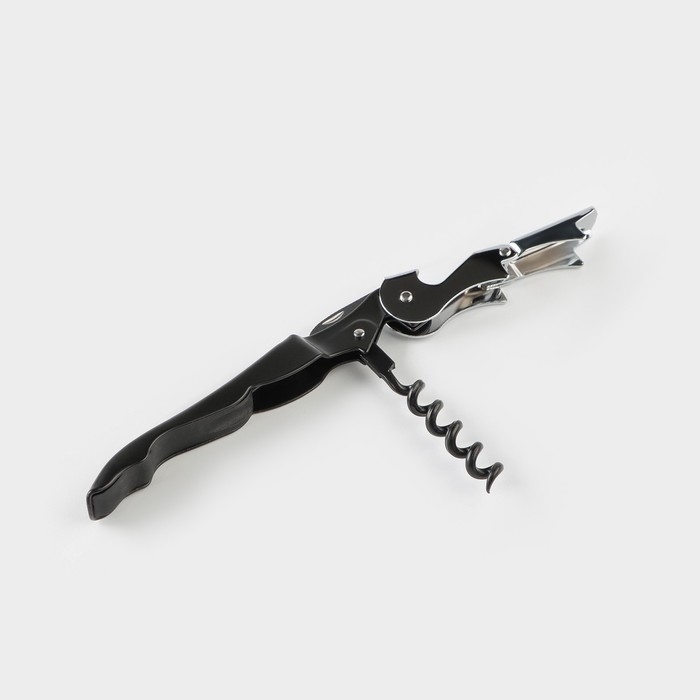 Набор для вина Доляна «Бургундия», 4 предмета: каплеуловитель, штопор, кольцо, термометр Набор для вина Доляна «Бургундия», 4 предмета: каплеуловитель, штопор, кольцо, термометр