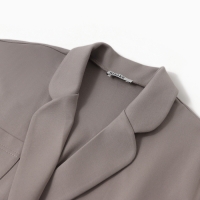 Комплект для девочки (жакет и брюки) MINAKU: PartyDress, цвет серый, рост 146 см