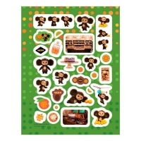 Наклейки «Чебурашка. Апельсиновый переполох», 150 наклеек Наклейки «Чебурашка. Апельсиновый переполох», 150 наклеек