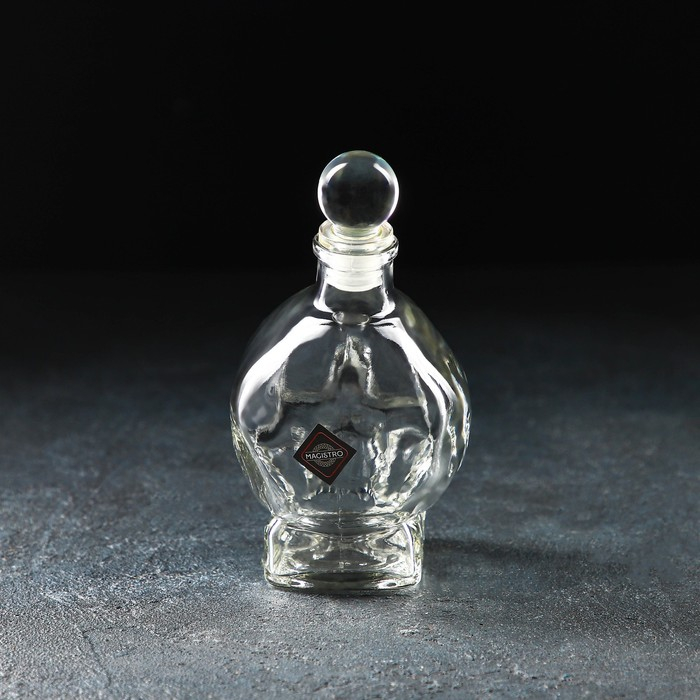 Штоф стеклянный Magistro &laquo;Череп. Хэллоуин&raquo;, 400 мл