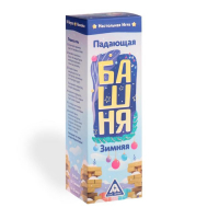 Новогодняя падающая башня &laquo;Новый год: Зимняя&raquo;, 54 бруска и наклейки, 6+