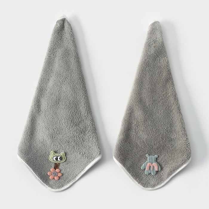 Салфетка для уборки Raccoon &laquo;Animals&raquo;, микрофибра, 29&times;29 см