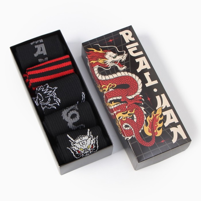 Набор мужских носков KAFTAN Набор мужских носков KAFTAN "Real man" 5 пар, размер 41-44 (27-29 см)