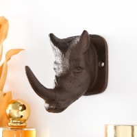 Крючок декоративный чугун "Носорог" 6,5х11х9 см Крючок декоративный чугун "Носорог" 6,5х11х9 см