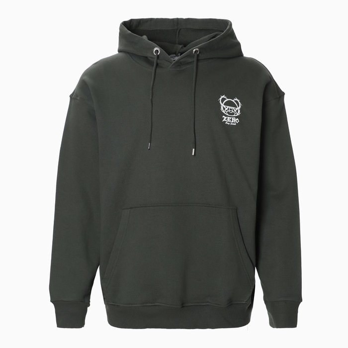 Толстовка мужская, цвет хаки, размер M (46)