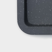 Противень Доляна &laquo;Элин Мрамор. Прямоугольник&raquo;, 48&times;34&times;2 см, антипригарное покрытие, цвет серый