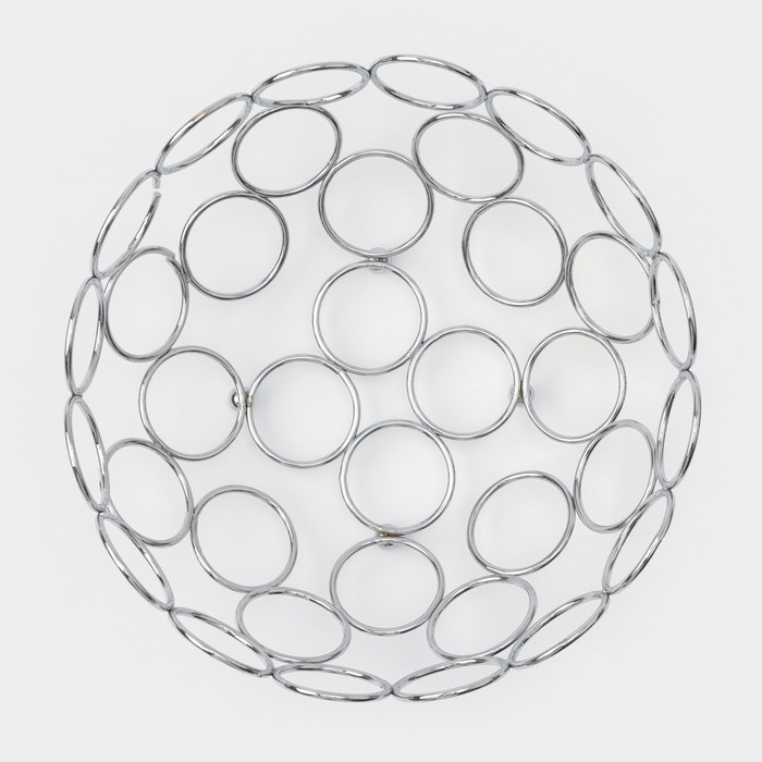 Фруктовница Доляна «Ринго», 23×23×9,5 см, цвет хром Фруктовница Доляна «Ринго», 23×23×9,5 см, цвет хром