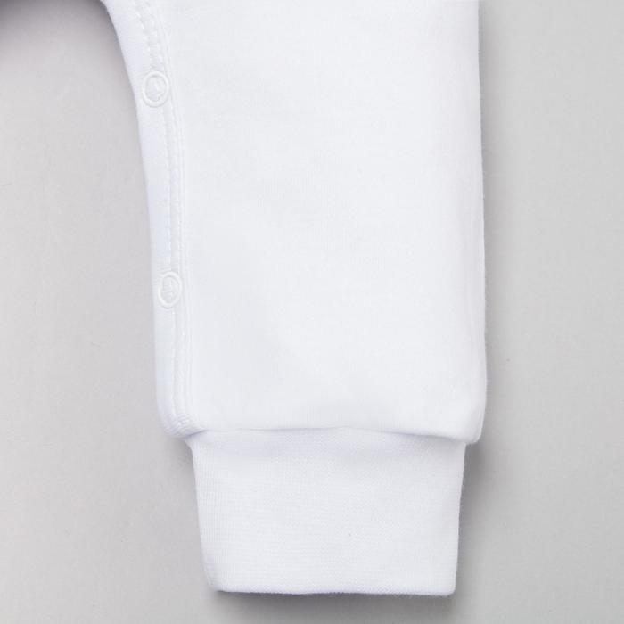 Комбинезон Крошка Я "Cute", белый, рост 62-68 см