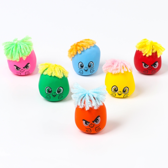 Антистресс сквиш мялка &laquo;Птички&raquo;, с мукой, МИКС, с мукой, в пакете