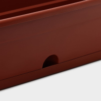 Ящик балконный для цветов, 80 см, 16 л, цвет терракотовый Ящик балконный для цветов, 80 см, 16 л, цвет терракотовый