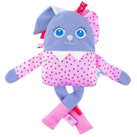 Развивающая мягкая игрушка &laquo;Мой Зайчик&raquo; с погремушкой