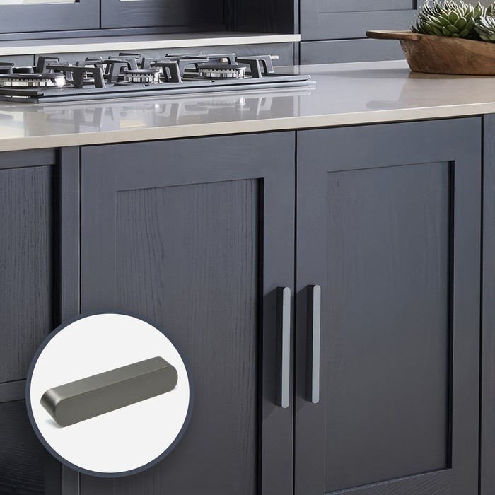 Ручка-скоба CAPPIO RSC027, м/о 160 мм, цвет графит Ручка-скоба CAPPIO RSC027, м/о 160 мм, цвет графит